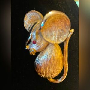 Cute Mouse Brooch